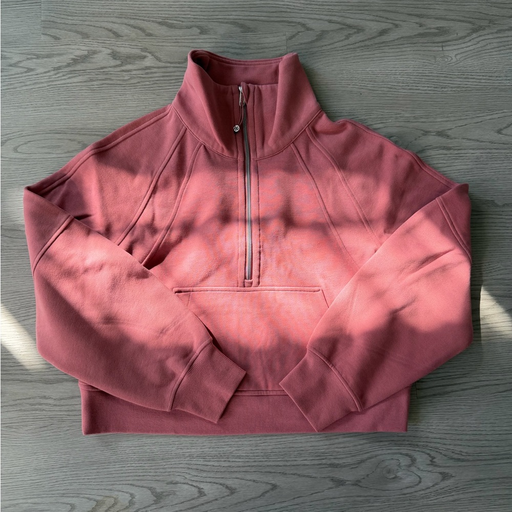 Lululemon Scuba Oversized Half-Zip Hoodie – Size XS/S – Brier Rose